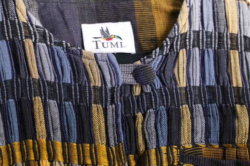 ''TUMI''border textile jacket