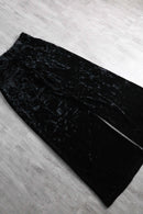 2000s low-rise crush velour flare pants