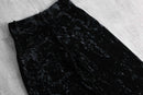 2000s low-rise crush velour flare pants