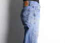 "Re:make" rug docking flare denim pants