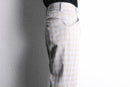FARAH plaid pattern straight slacks