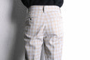 FARAH plaid pattern straight slacks