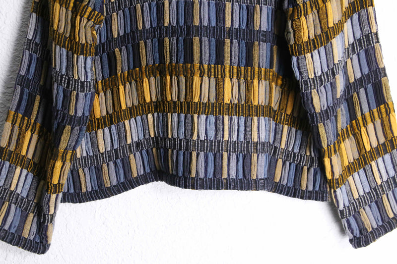 ''TUMI''border textile jacket