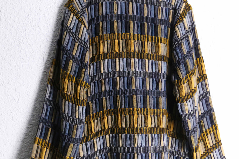 ''TUMI''border textile jacket