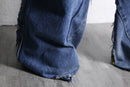 "Re:make" rug docking flare denim pants