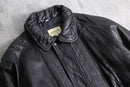 1990s ST JOHN'S BAY leather bomber jacket