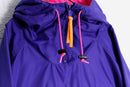 80's “Columbia” purple nylon pink lining anorak