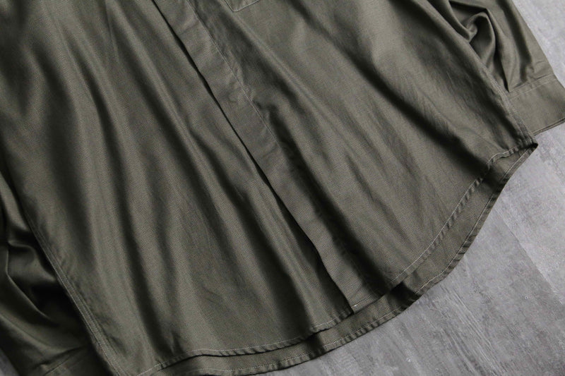 1990s VERSACE Classic V2 fly front cotton shirt