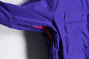 80's “Columbia” purple nylon pink lining anorak