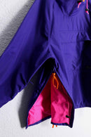 80's “Columbia” purple nylon pink lining anorak