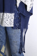 "Re:make" docking lace design Tee｜リメイクTシャツの古着 詳細7