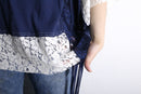 "Re:make" docking lace design Tee｜リメイクTシャツの古着 詳細8