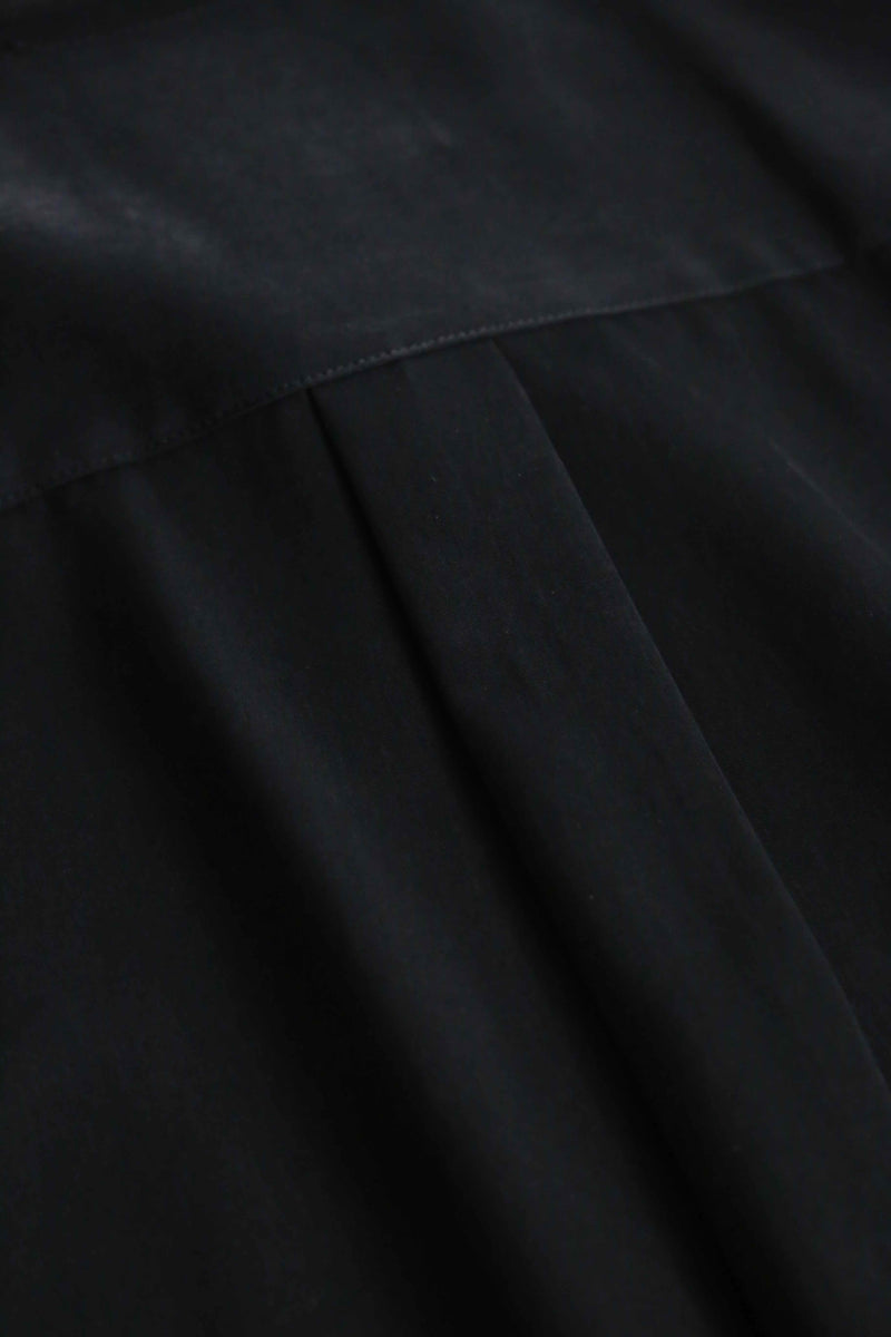 1990s PRONTI jacquard black shirt