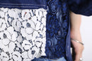 "Re:make" docking lace design Tee｜リメイクTシャツの古着 詳細14