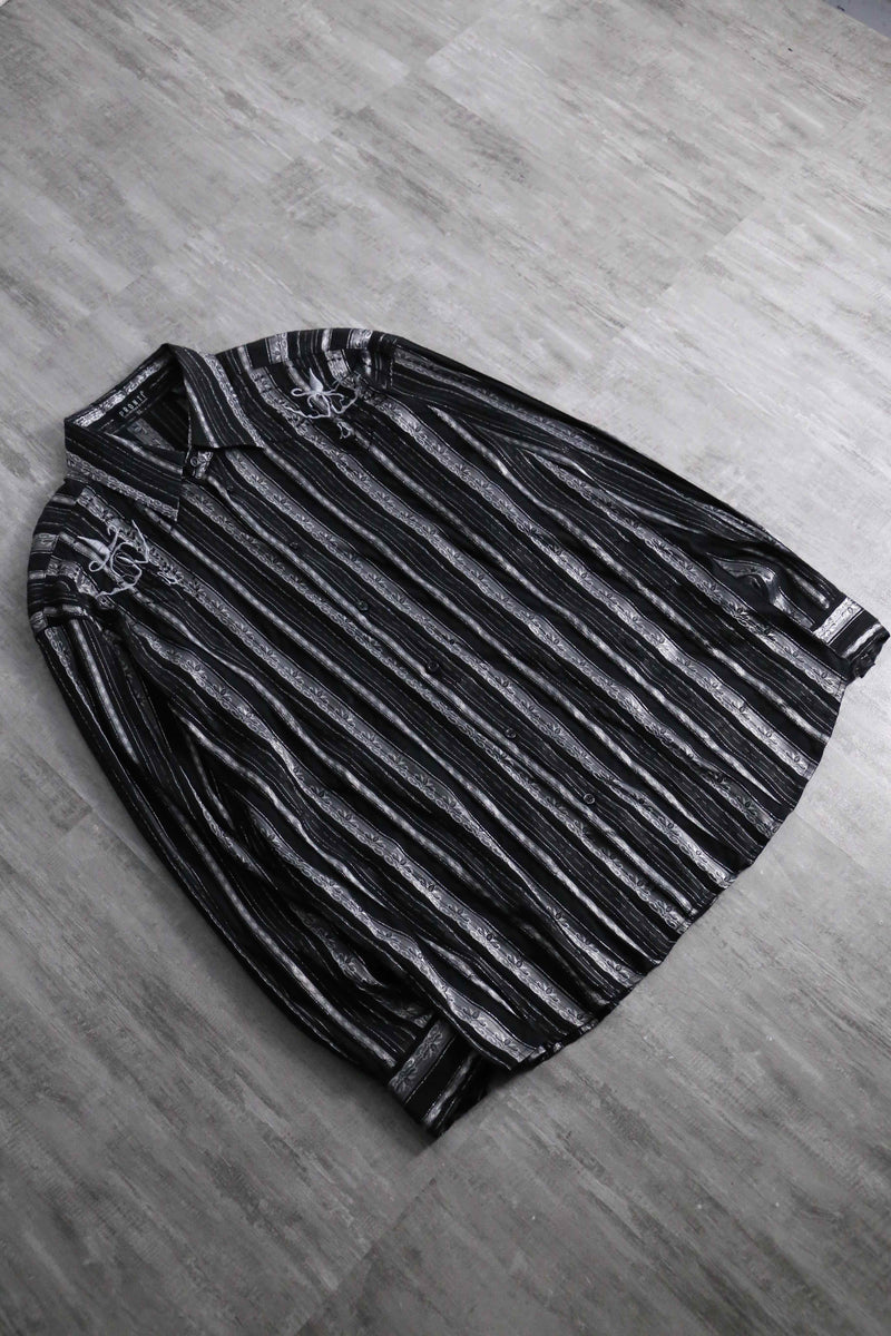 1990s PRONTI emb jacquard shirt
