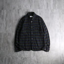 late 2010s COACH1941 linen wool check CPO shirt jacket