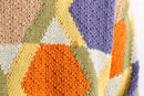 warm color total pattern cotton knit