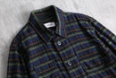 late 2010s COACH1941 linen wool check CPO shirt jacket