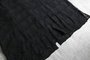 2000s cable pattern sheer shirt