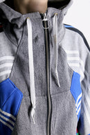 "Re:make" denim × track penguin jacket｜リメイクジャケットの古着 詳細6