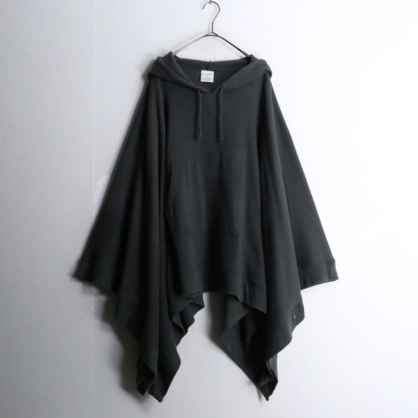 grayish poncho design hoodie