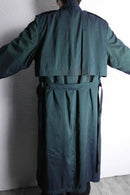 90's iridescent long trench coat