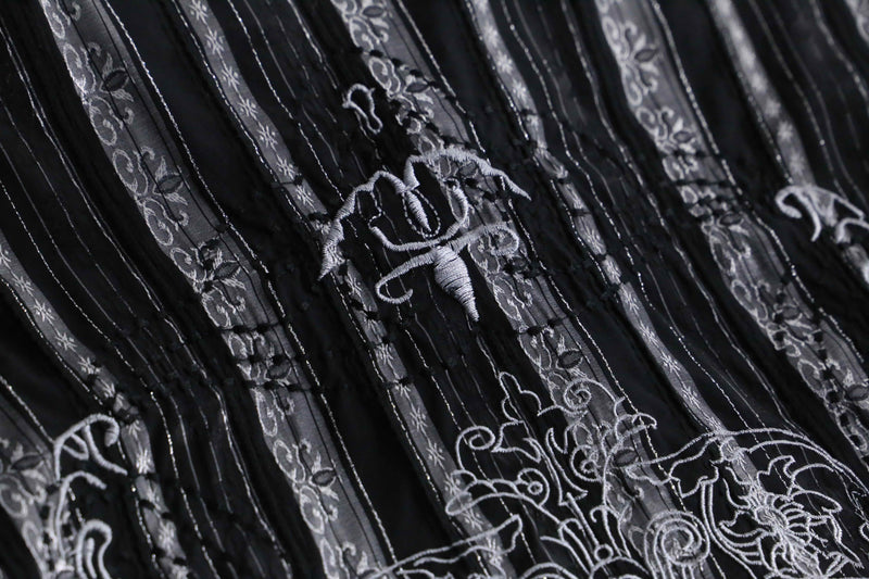 1990s PRONTI emb jacquard shirt