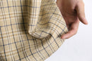 “L.L.Bean”linen cotton check S/S shirt