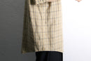“L.L.Bean”linen cotton check S/S shirt