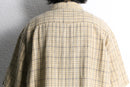 “L.L.Bean”linen cotton check S/S shirt