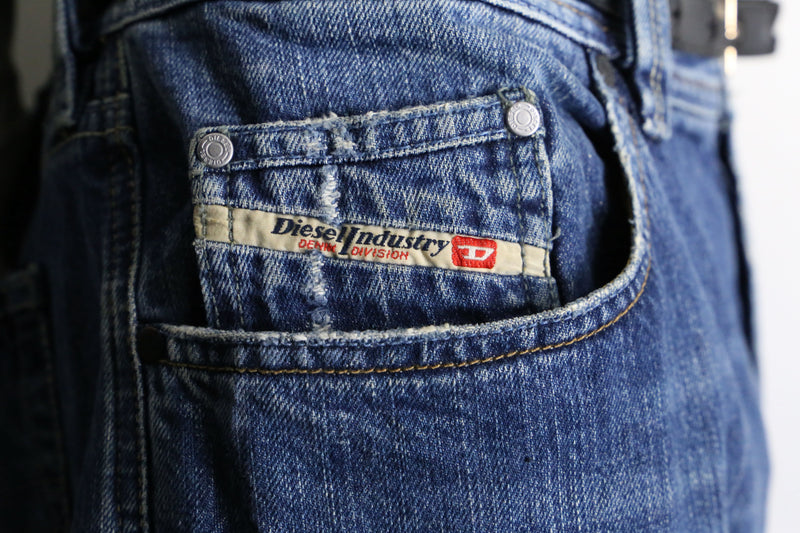 “DIESEL” wide straight  denim