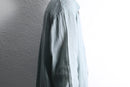 pale tiffany blue linen shirt