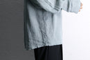 pale tiffany blue linen shirt