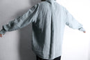 pale tiffany blue linen shirt
