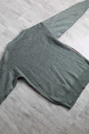 argyle mix front pattern knit