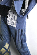 "Re:make" lace docking damage tee