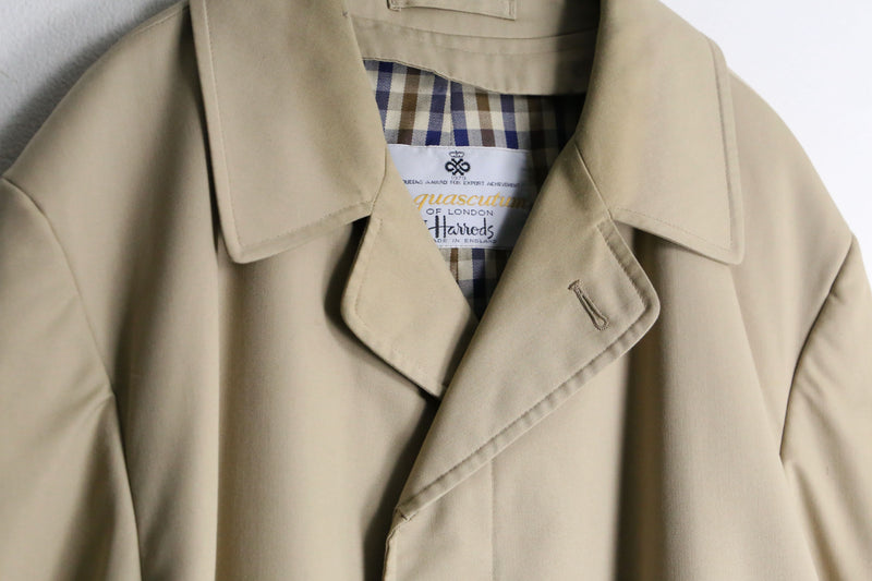 “Aquascutum” beige color single coat