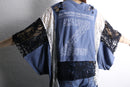 "Re:make" lace docking damage tee
