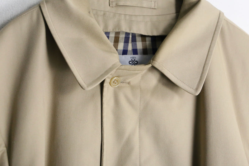 “Aquascutum” beige color single coat