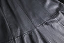 1990s big collar leather coat