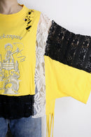 ''Re:make''lace docking Tee