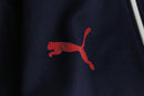 “PUMA” navy stand neck track jacket