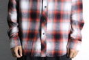 "roebuck & co." western plaid flannel shirt