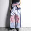 ''Re:make''layered check shirt pants