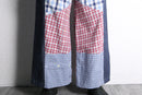''Re:make''layered check shirt pants