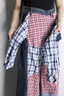 ''Re:make''layered check shirt pants