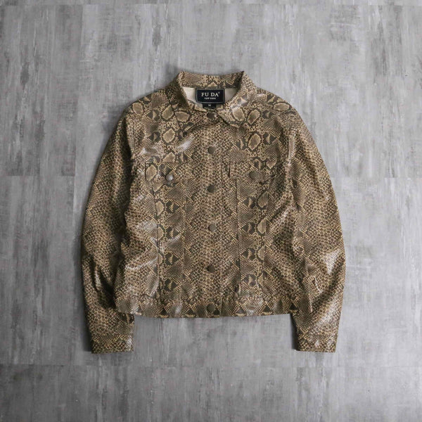 python pattern rubber tracker jacket