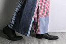 ''Re:make''layered check shirt pants