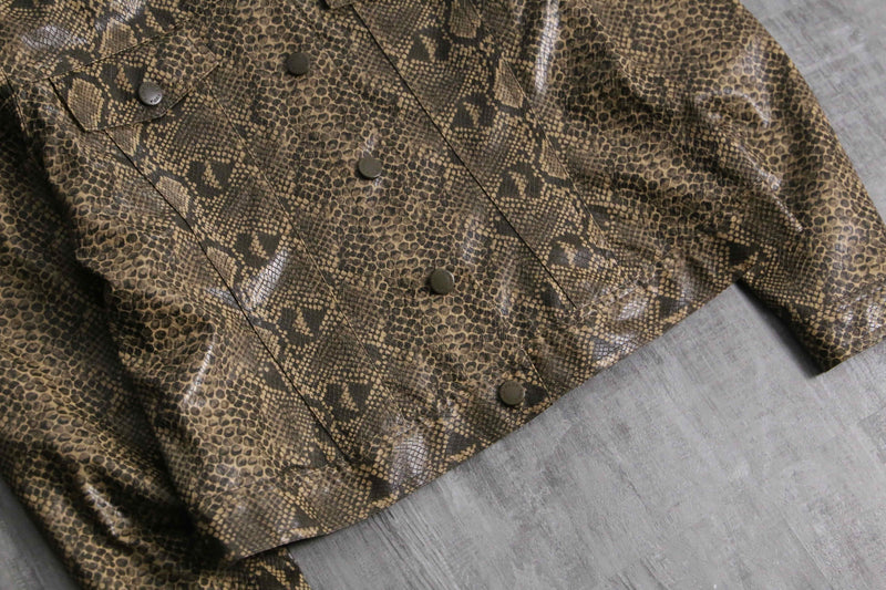 python pattern rubber tracker jacket