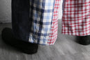 ''Re:make''layered check shirt pants